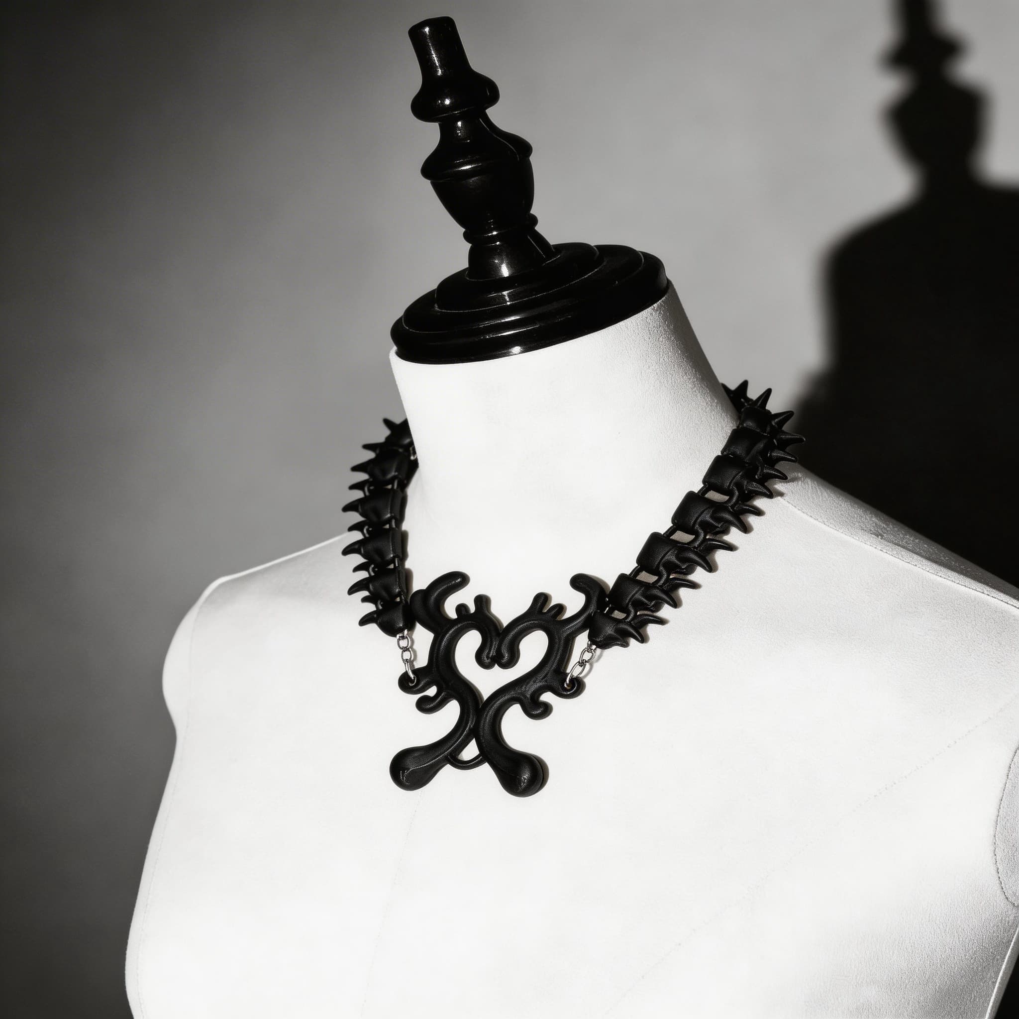 Void Spine Necklace 3D Printed
